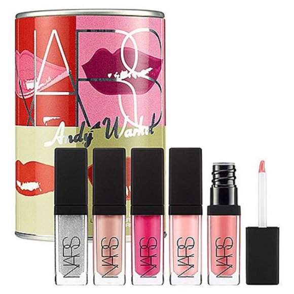 Nars Andy Warhol Kiss Larger than life lip gloss coffett set of 5 pretty glosses - Picture 3 of 3